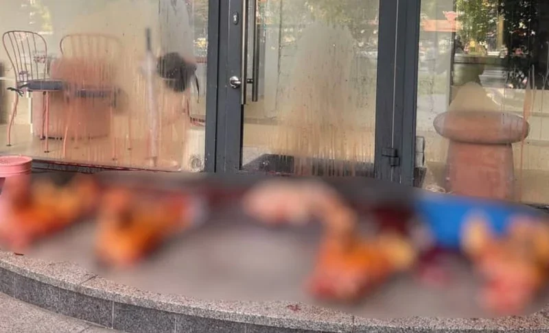 У Києві заклад, у якому працювала дівчина, що топтала прапори ЛГБТІК+, заявив про залякування (відео)