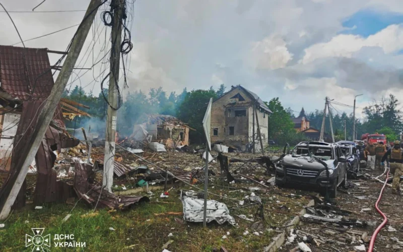 Удар по полігону на Київщині пошкодив 27 будинків та десятки авто – ОВА