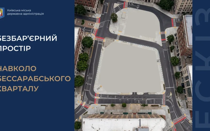 Безбар’єрний простір у центрі Києва: підземні переходи на Бессарабській площі продублюють наземними (фото)