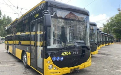 На маршрути Києва вийшли ще 8 нових низькопідлогових тролейбусів