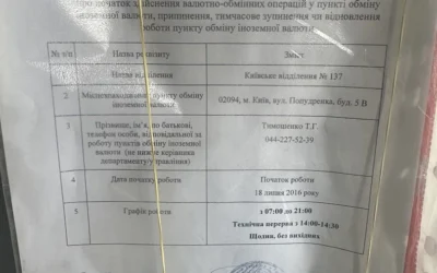 Обмін валют Money Exchange Kyiv — 3