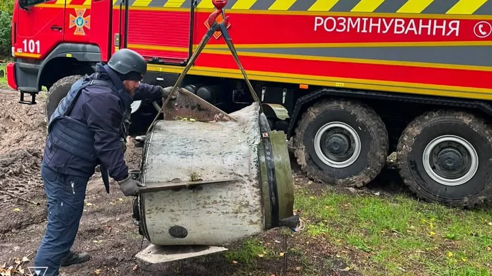 У Києві сапери вилучили залишки російської ракети «Іскандер-М»