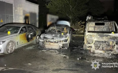 У Києві затримали киянина, який за 1000 доларів підпалив військовий мікроавтобус (фото)