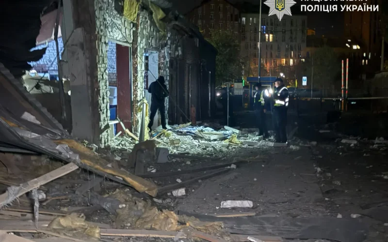 Російський удар по Києву: загинув чоловік, є поранена та руйнування (фото)