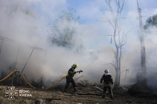 У Києві внаслідок російської атаки п'ятеро людей отримали поранення, одна людина у важкому стані