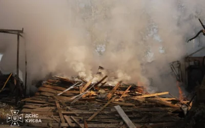 У Києві внаслідок російської атаки п’ятеро людей отримали поранення, одна людина у важкому стані (фото)