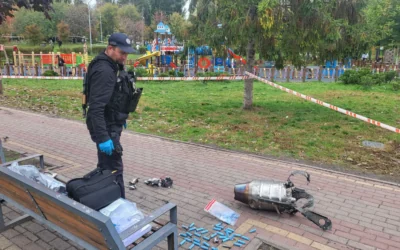 Падіння уламків БпЛА у Солом’янському та Дарницькому районах Києва: є поранені