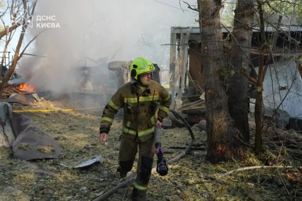 У Києві внаслідок російської атаки п'ятеро людей отримали поранення, одна людина у важкому стані